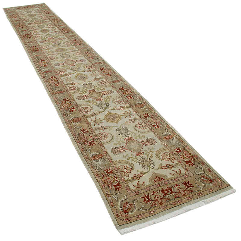 New Oushak Runner Rug - 2' 5" x 13' 11" (29" x 167") - K0063343