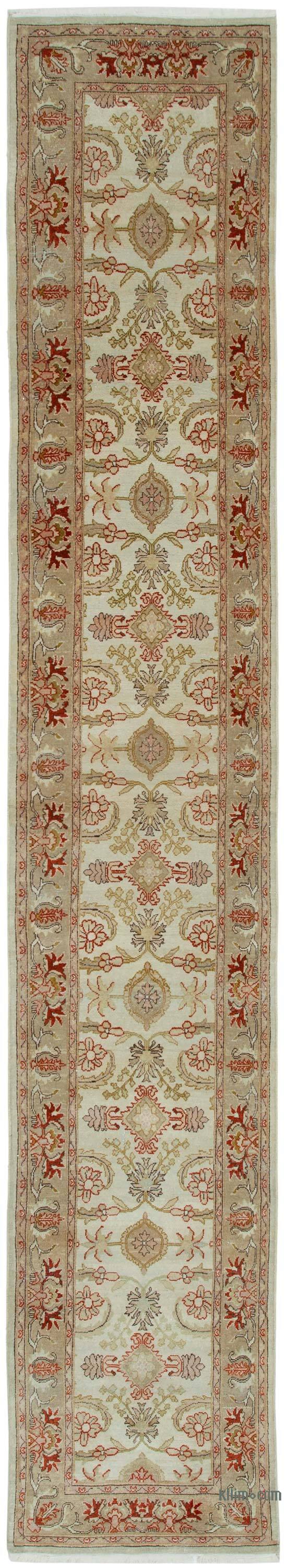 New Oushak Runner Rug - 2' 5" x 13' 11" (29" x 167") - K0063343