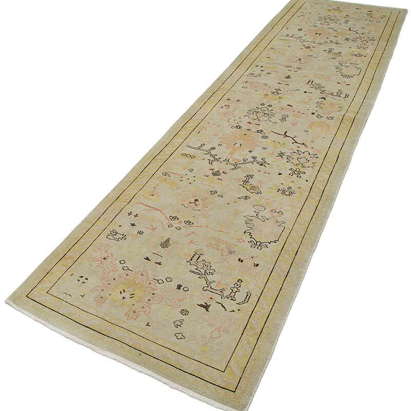 Yeni El Dokuma Uşak Halısı - 90 cm x 363 cm - K0063347