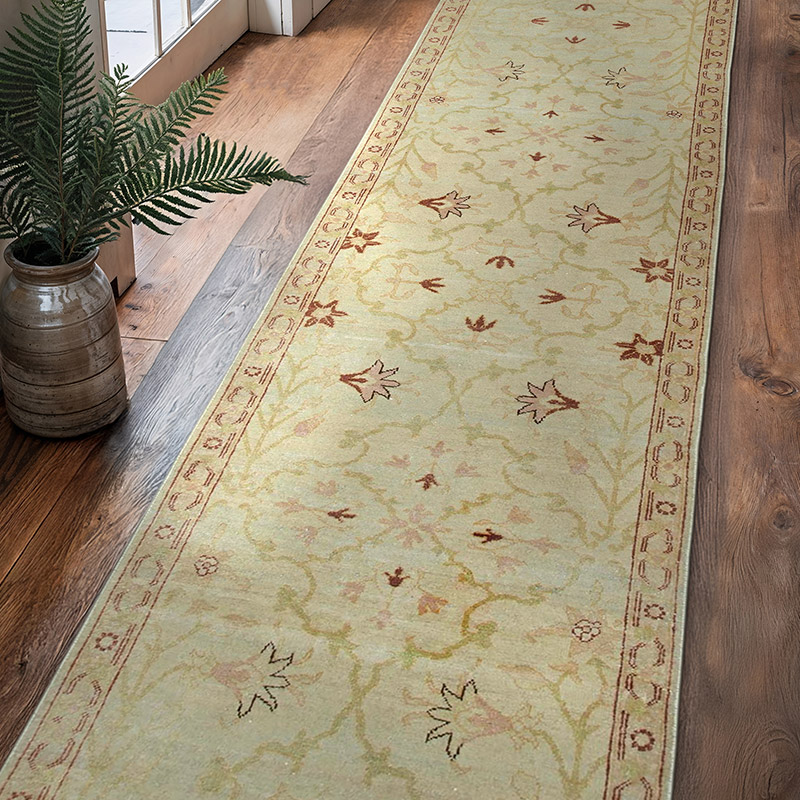 New Oushak Runner Rug - 2' 7" x 10' 8" (31" x 128") - K0063349