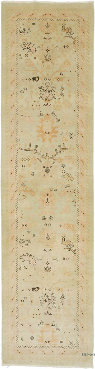 New Oushak Runner Rug - 2' 7" x 10' 1" (31" x 121")