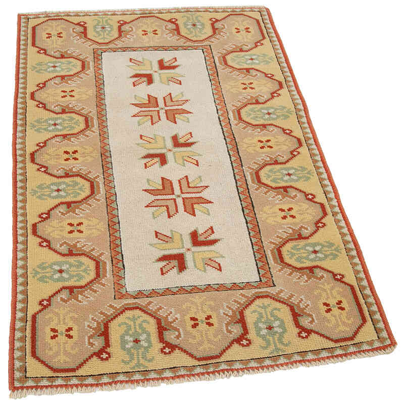 Nueva Alfombra Oushak Tejida a Mano - 84 cm x 128 cm - K0063354