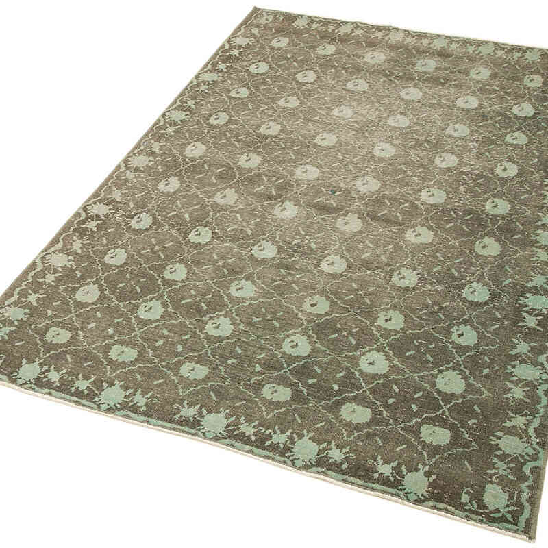 New Hand Knotted Wool Oushak Rug - 3' 9" x 5' 9" (45" x 69") - K0063356