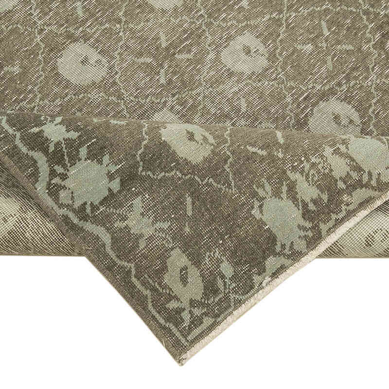 New Hand Knotted Wool Oushak Rug - 3' 9" x 5' 9" (45" x 69") - K0063356
