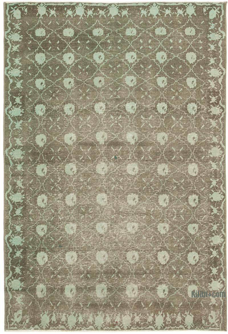 New Hand Knotted Wool Oushak Rug - 3' 9" x 5' 9" (45" x 69") - K0063356