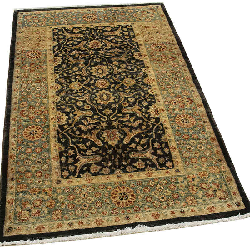 Nueva Alfombra Oushak Tejida a Mano - 95 cm x 161 cm - K0063357