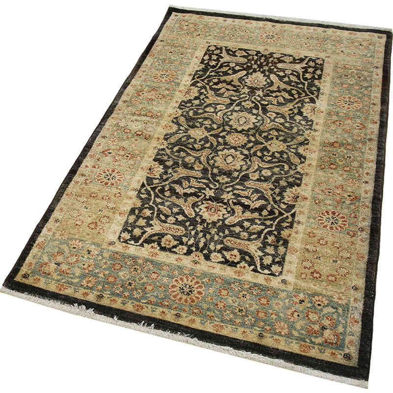 Nueva Alfombra Oushak Tejida a Mano - 95 cm x 161 cm - K0063357
