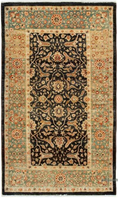 Nueva Alfombra Oushak Tejida a Mano - 95 cm x 161 cm