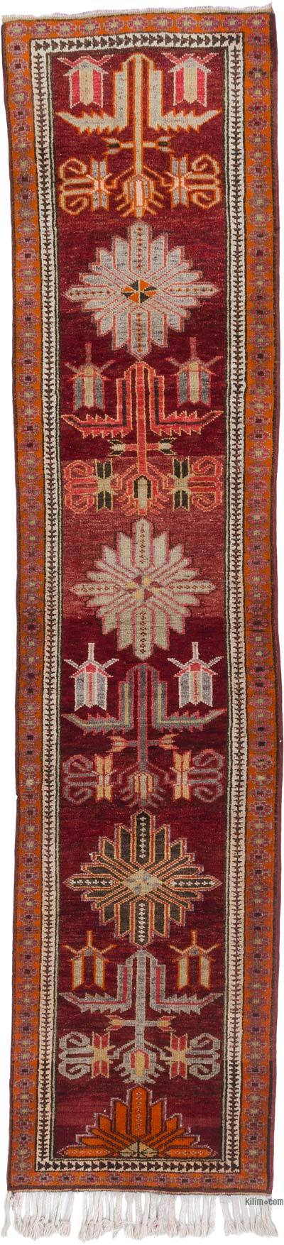 Alfombra Vintage de pasillo - 93 cm x 397 cm