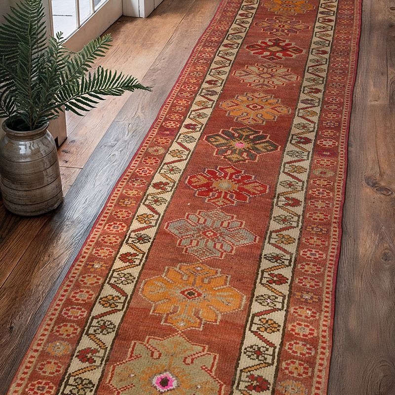 Vintage Anadolu Yolluk - 87 cm x 347 cm - K0063381