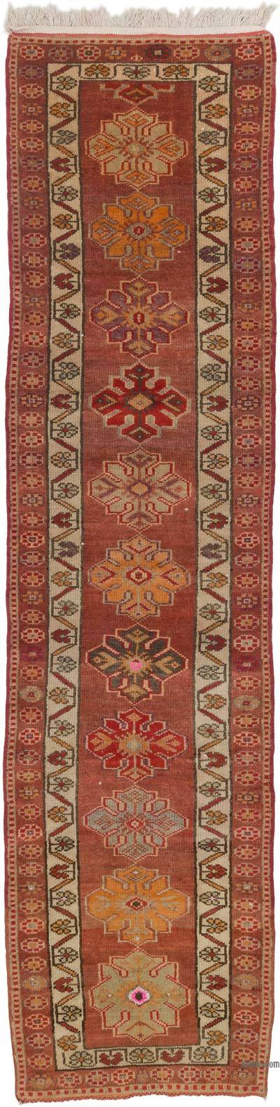 Vintage Tribal Runner Rug - 2' 10" x 11' 5" (34" x 137")