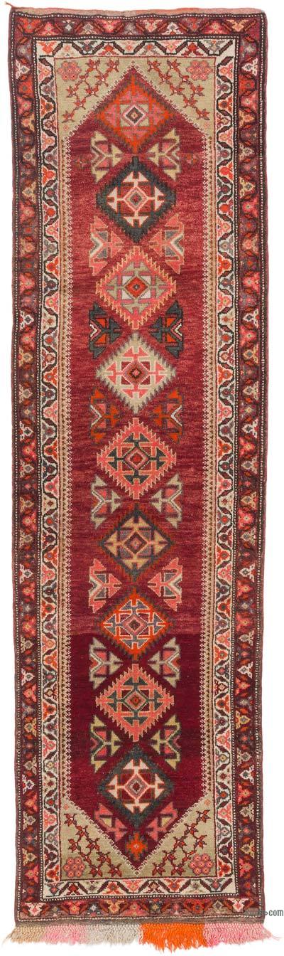 Vintage Tribal Runner Rug - 3'  x 10' 6" (36" x 126")