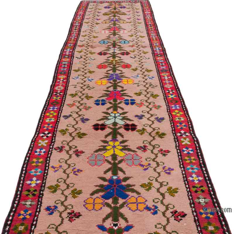 Vintage Tribal Runner Rug - 2' 10" x 12' 11" (34" x 155") - K0063402