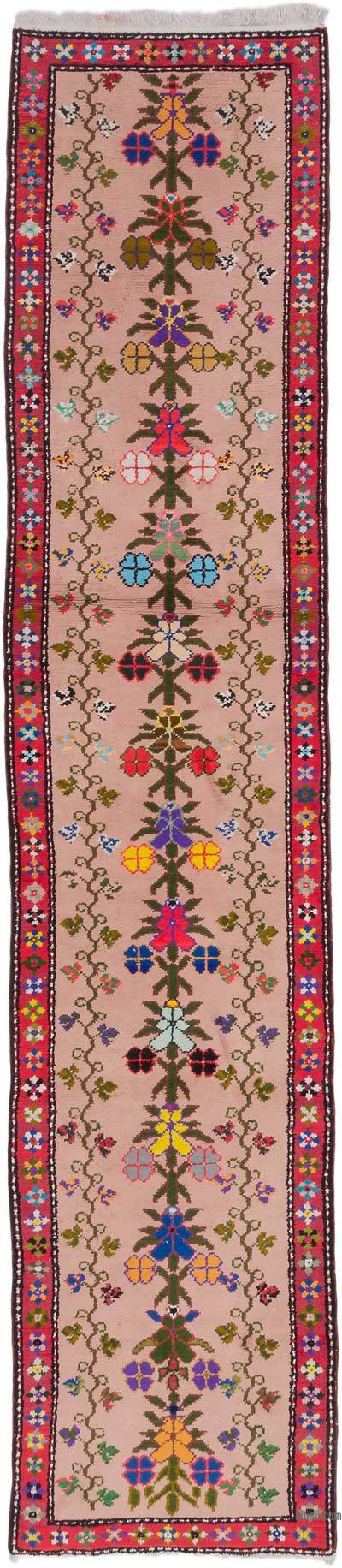 Vintage Tribal Runner Rug - 2' 10" x 12' 11" (34" x 155")