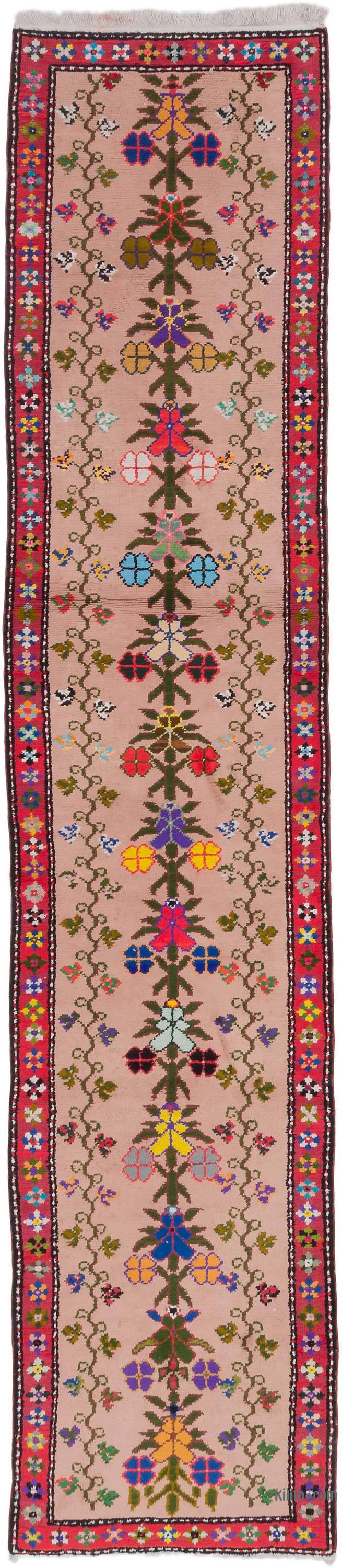 Vintage Tribal Runner Rug - 2' 10" x 12' 11" (34" x 155") - K0063402