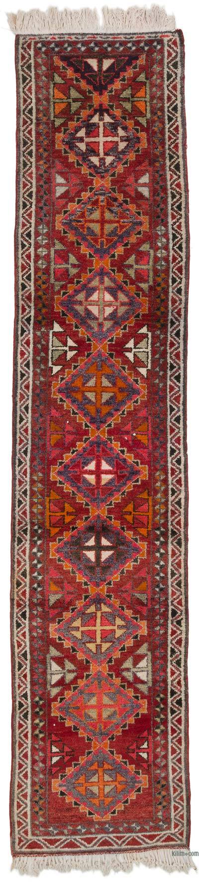 Vintage Tribal Runner Rug - 2' 11" x 13' 1" (35" x 157")