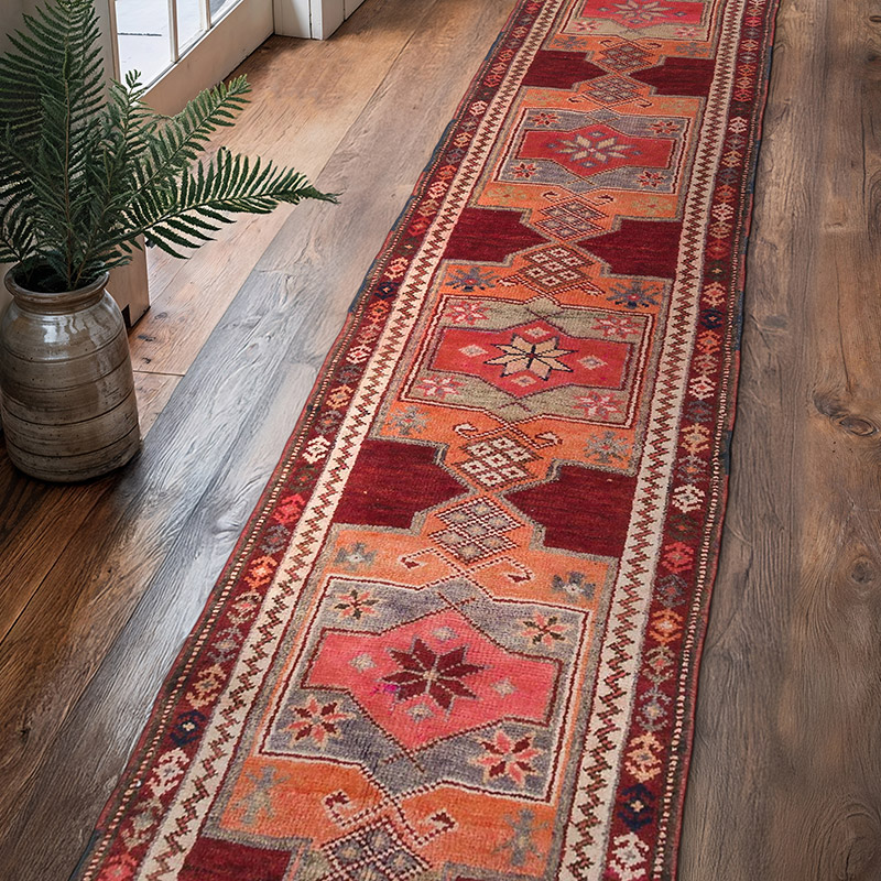 Vintage Anadolu Yolluk - 87 cm x 396 cm - K0063417
