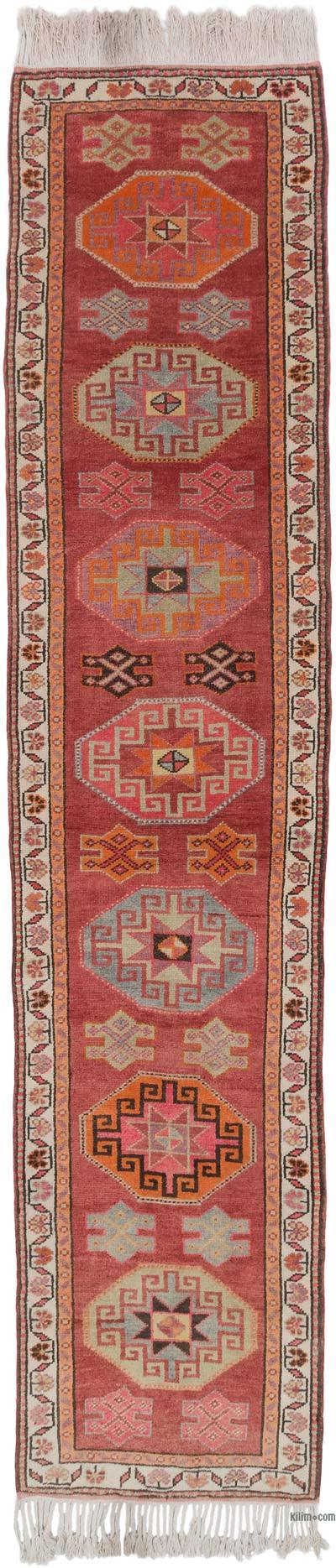 Vintage Tribal Runner Rug - 2' 11" x 13' 3" (35" x 159")