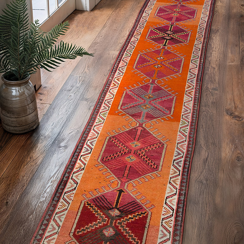 Vintage Anadolu Yolluk - 87 cm x 403 cm - K0063421