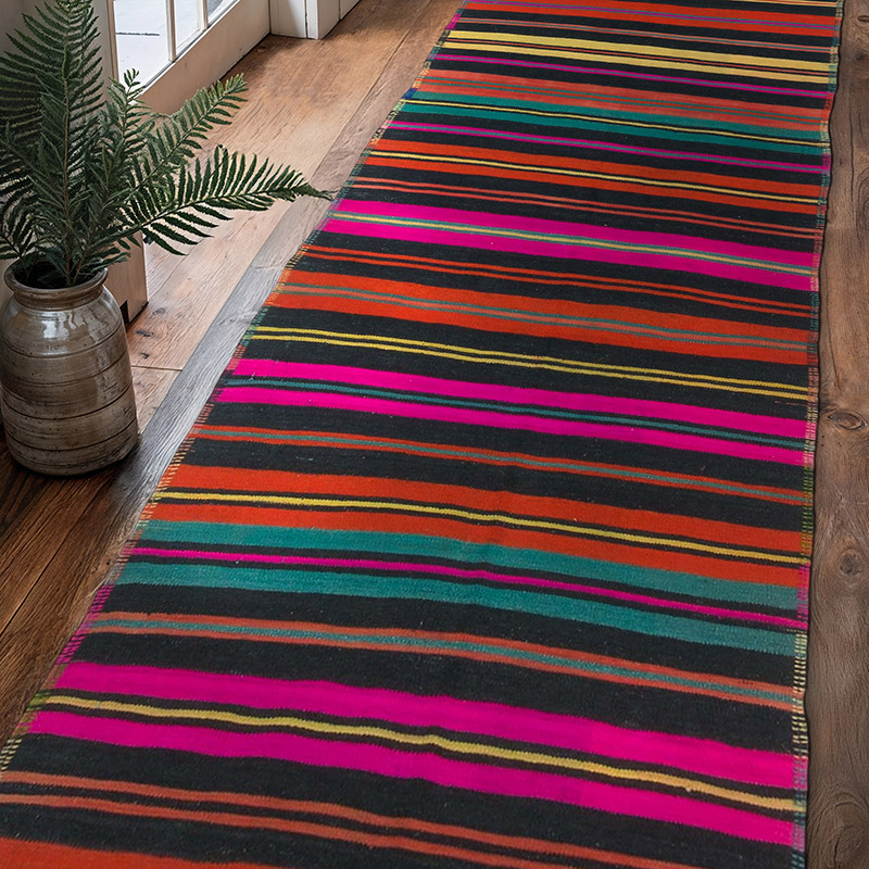 Kilim Vintage Turco de Pasillo - 98 cm x 312 cm - K0063423