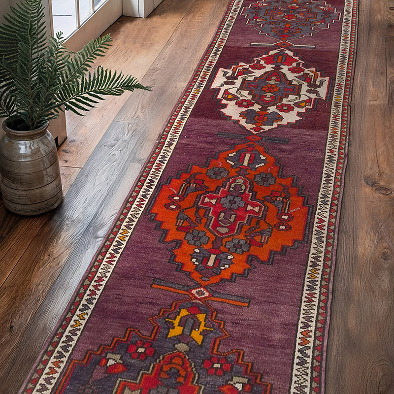 Vintage Anadolu Yolluk - 92 cm x 365 cm - K0063432