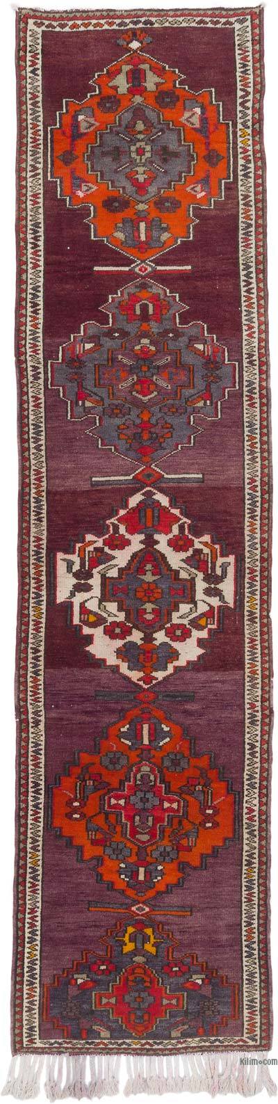 Alfombra Vintage de pasillo - 92 cm x 365 cm