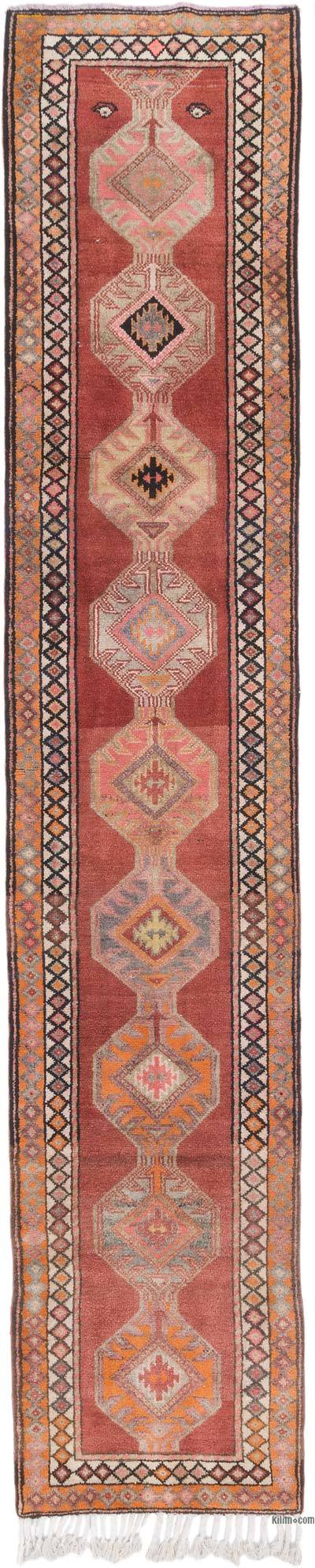 Vintage Tribal Runner Rug - 2' 9" x 13' 8" (33" x 164")