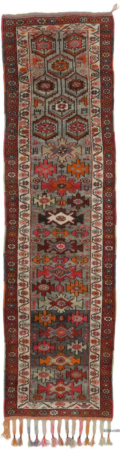 Vintage Tribal Runner Rug - 2' 10" x 10' 3" (34" x 123")