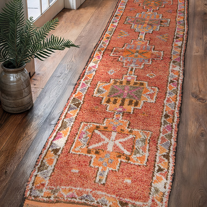 Vintage Anadolu Yolluk - 90 cm x 347 cm - K0063463