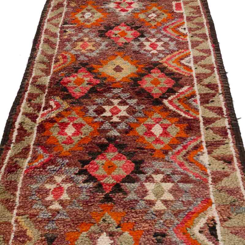 Alfombra Vintage de pasillo - 86 cm x 418 cm - K0063480