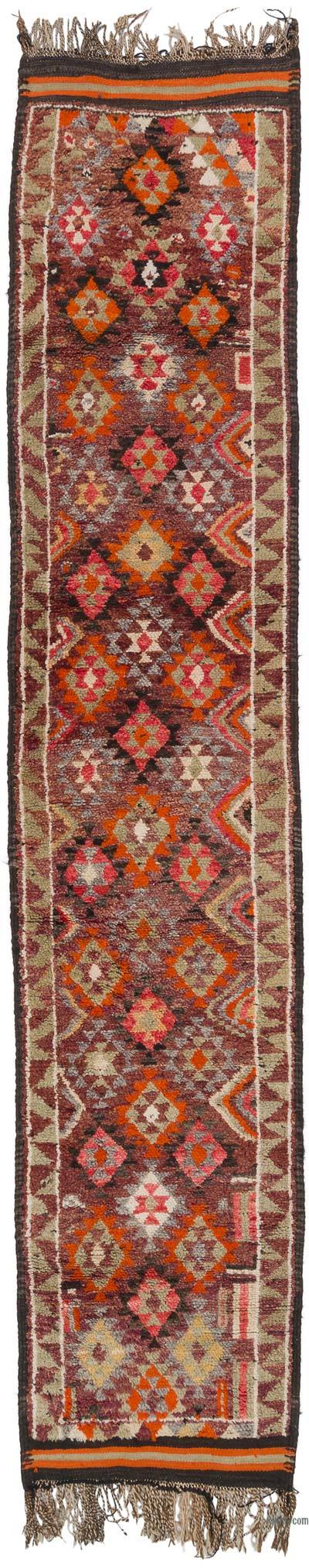 Vintage Anadolu Yolluk - 86 cm x 418 cm