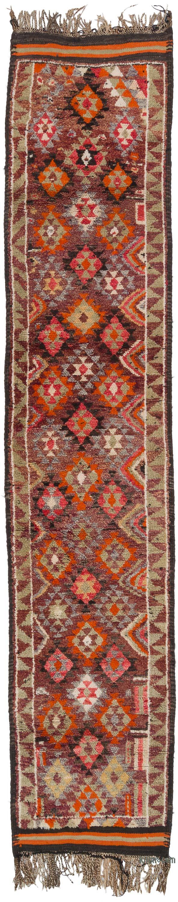 Alfombra Vintage de pasillo - 86 cm x 418 cm - K0063480