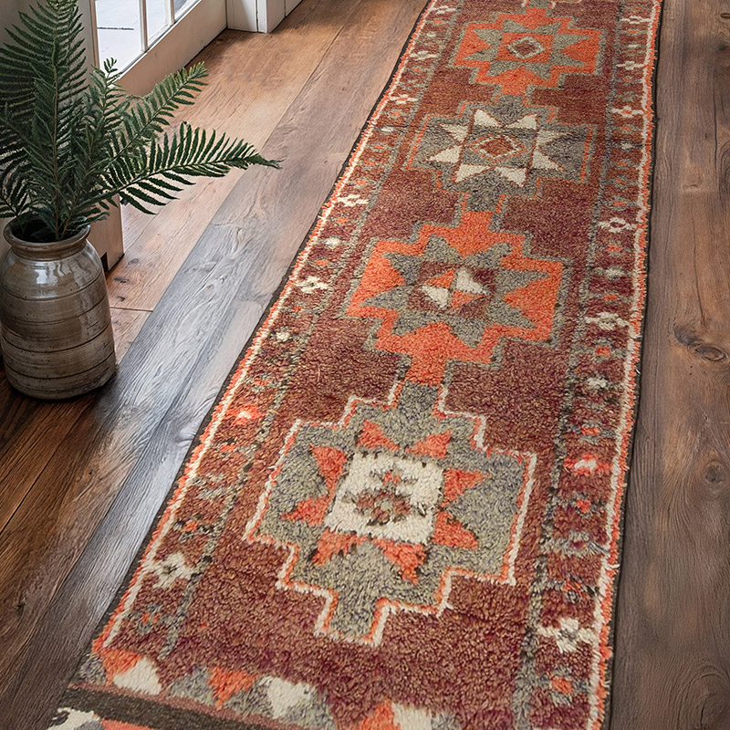 Vintage Anadolu Yolluk - 91 cm x 345 cm - K0063482