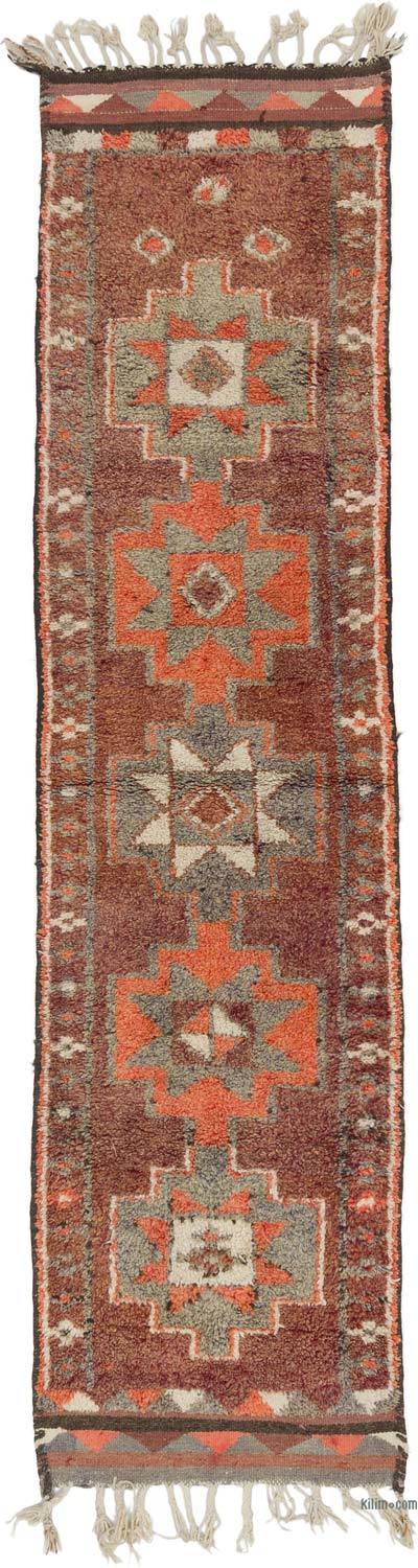 Vintage Tribal Runner Rug - 3'  x 11' 4" (36" x 136")