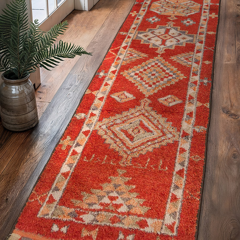 Vintage Anadolu Yolluk - 100 cm x 358 cm - K0063486