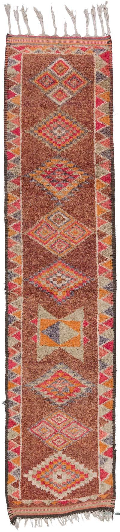 Vintage Tribal Runner Rug - 2' 8" x 11' 8" (32" x 140")
