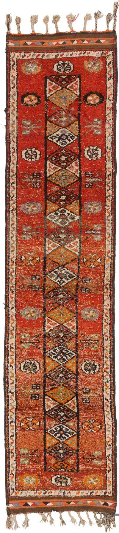 Vintage Anadolu Yolluk - 91 cm x 390 cm