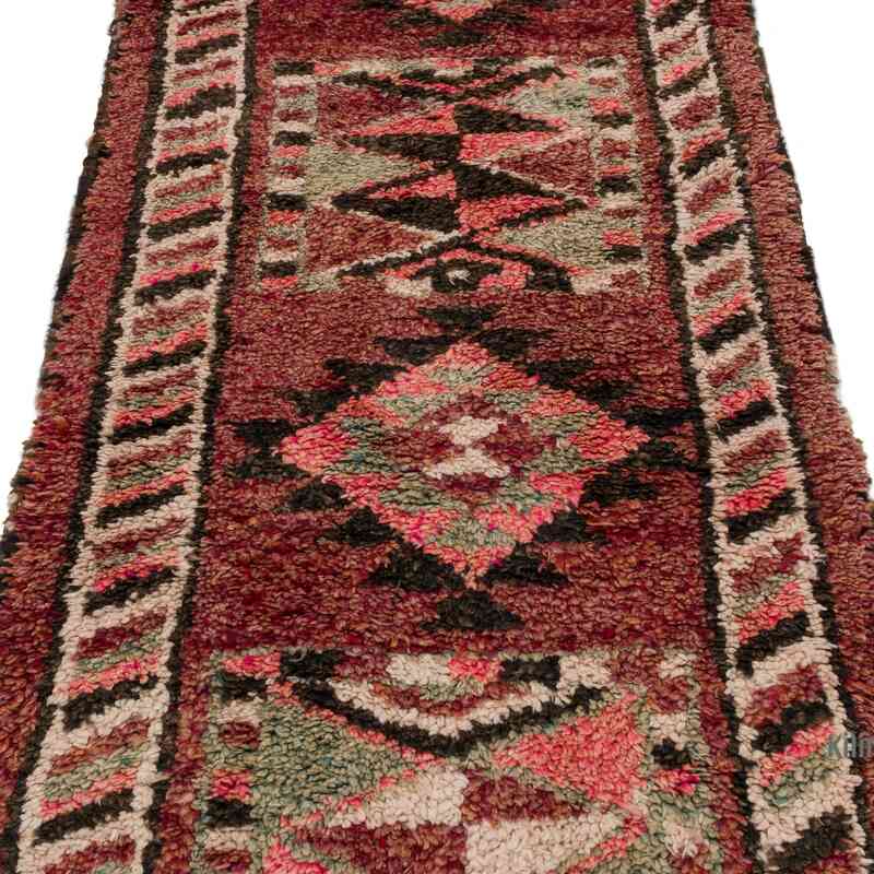 Vintage Tribal Runner Rug - 2' 9" x 12'  (33" x 144") - K0063494