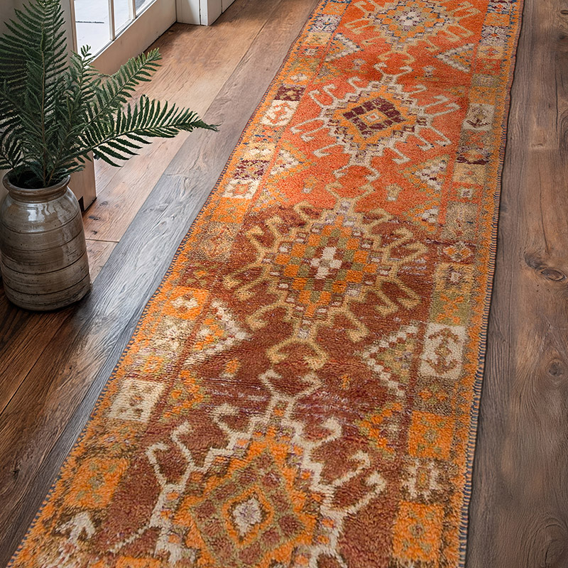 Vintage Anadolu Yolluk - 90 cm x 345 cm - K0063495