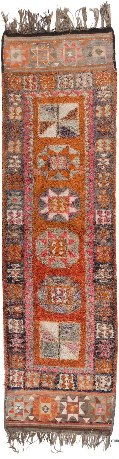 Vintage Tribal Runner Rug - 3' 3" x 11' 3" (39" x 135")