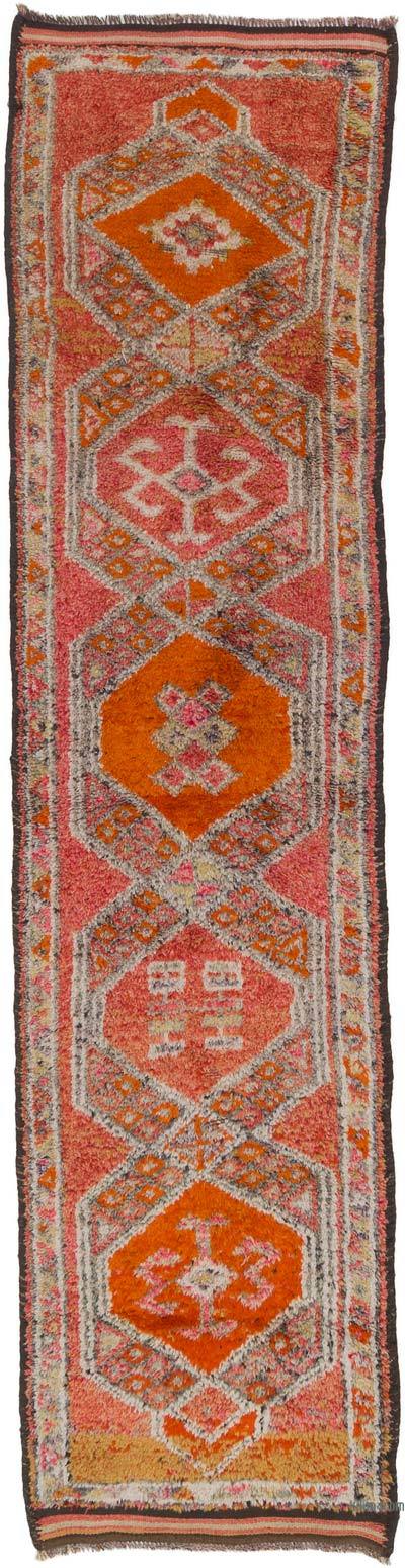 Vintage Tribal Runner Rug - 2' 11" x 12' 2" (35" x 146")