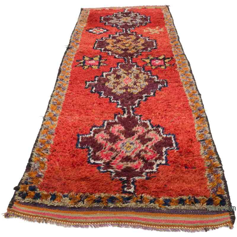 Vintage Anadolu Yolluk - 89 cm x 288 cm - K0063509