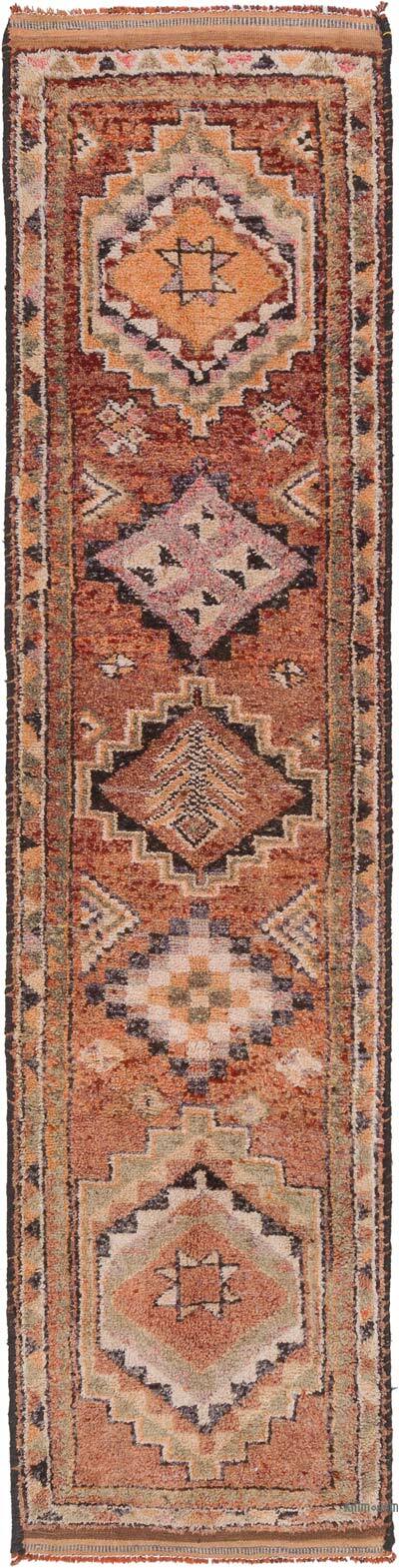 Vintage Tribal Runner Rug - 3' 3" x 13' 2" (39" x 158")