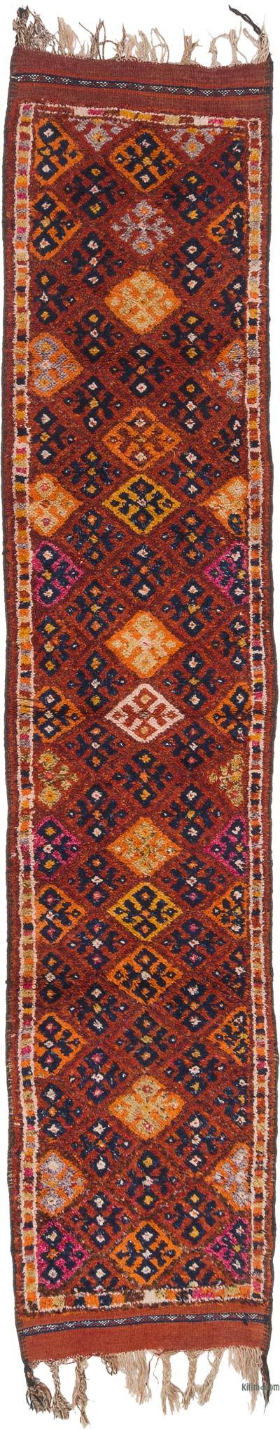 Alfombra Vintage de pasillo - 82 cm x 393 cm