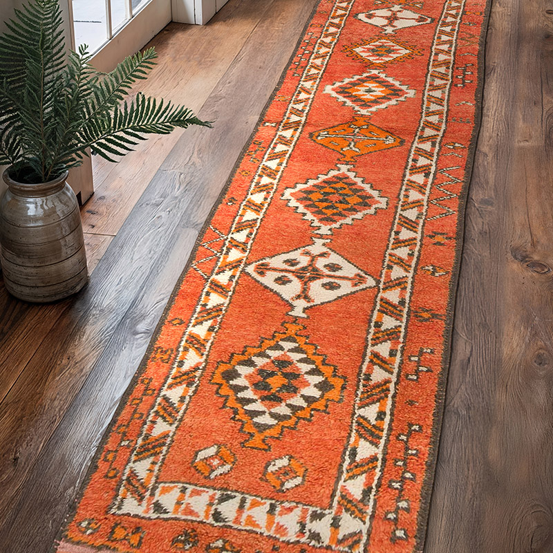 Vintage Anadolu Yolluk - 86 cm x 366 cm - K0063523