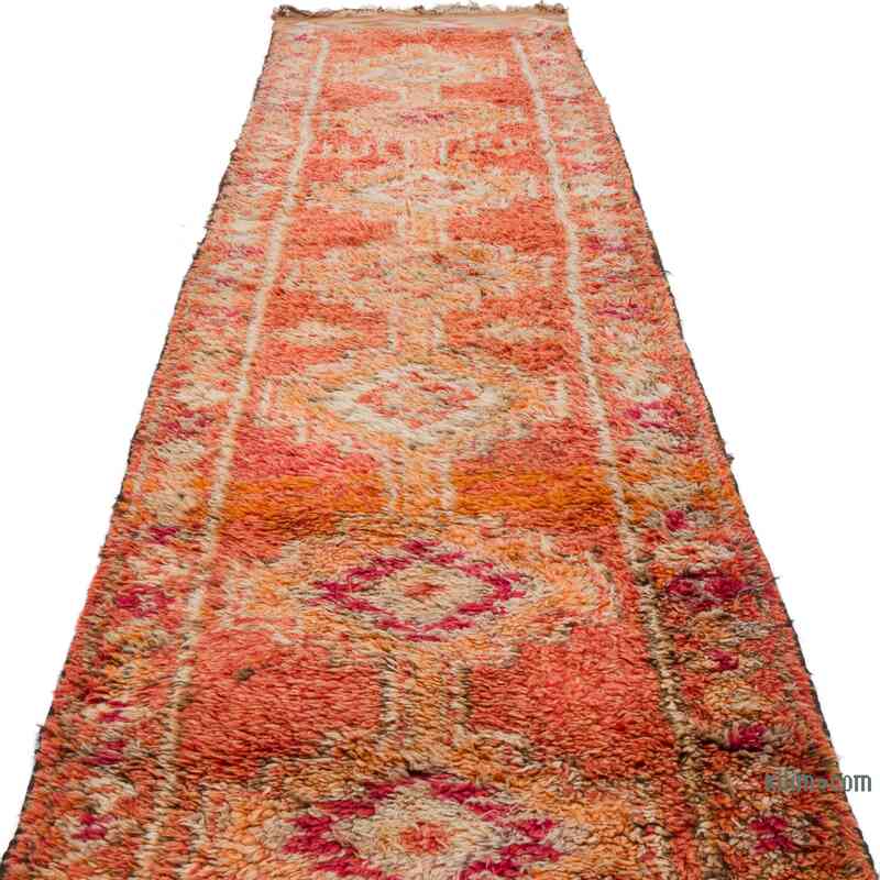 Vintage Tribal Runner Rug - 3' 3" x 11' 9" (39" x 141") - K0063526