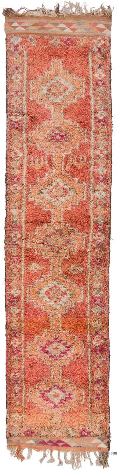 Vintage Tribal Runner Rug - 3' 3" x 11' 9" (39" x 141")