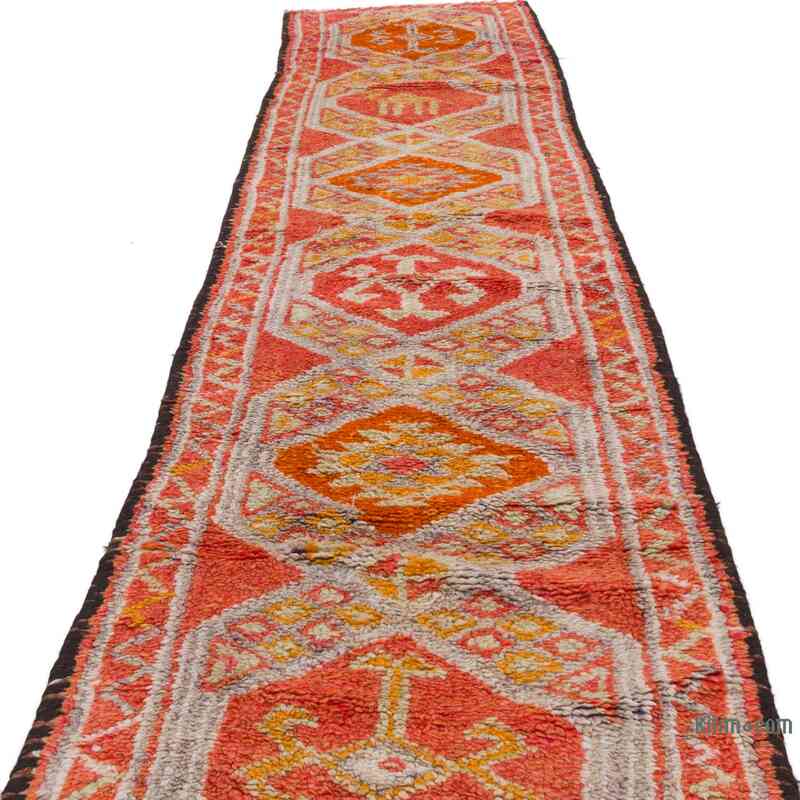 Vintage Tribal Runner Rug - 2' 10" x 12' 10" (34" x 154") - K0063530