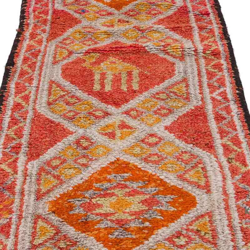 Vintage Tribal Runner Rug - 2' 10" x 12' 10" (34" x 154") - K0063530