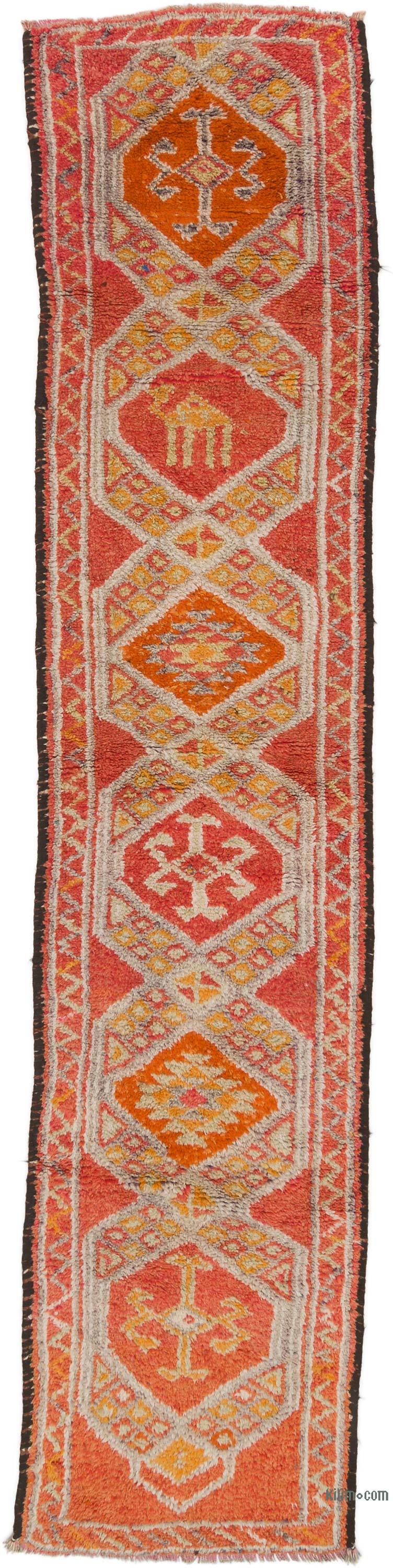 Vintage Tribal Runner Rug - 2' 10" x 12' 10" (34" x 154") - K0063530